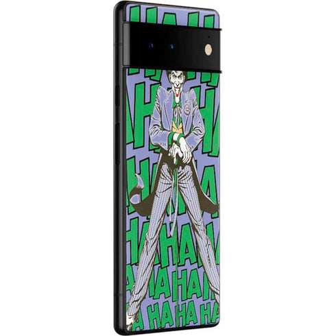 DC Comics The Joker Vintage pose pattern Google Pixel 6 Pro Skin